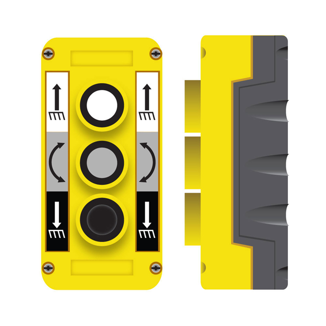 3 BUTTON MAFELEC STYLE TAIL LIFT CONTROL - UP/TILT/DOWN