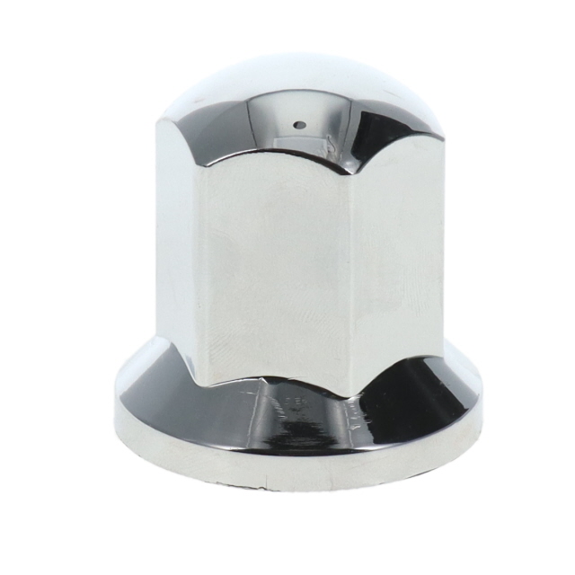 33MM LONG WHEEL NUT COVER PLASTIC CHROME - H 54mm