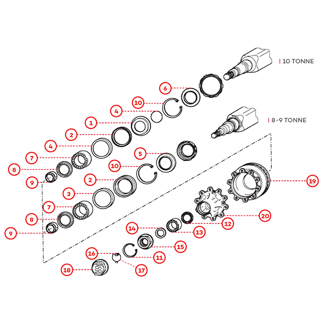 BPW SB4345 Eco Plus 10 Tonnes