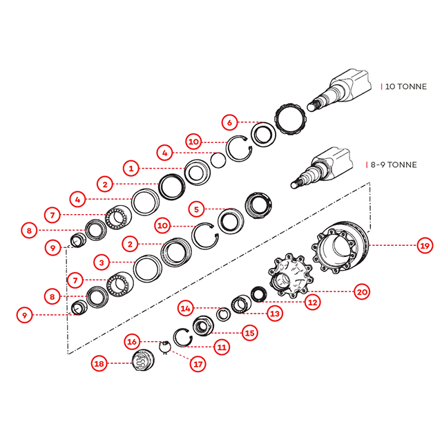 BPW SB4345 Eco Plus 8-9 Tonnes