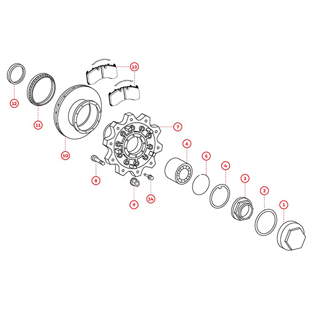 Mercedes Discos TE4 and TE5