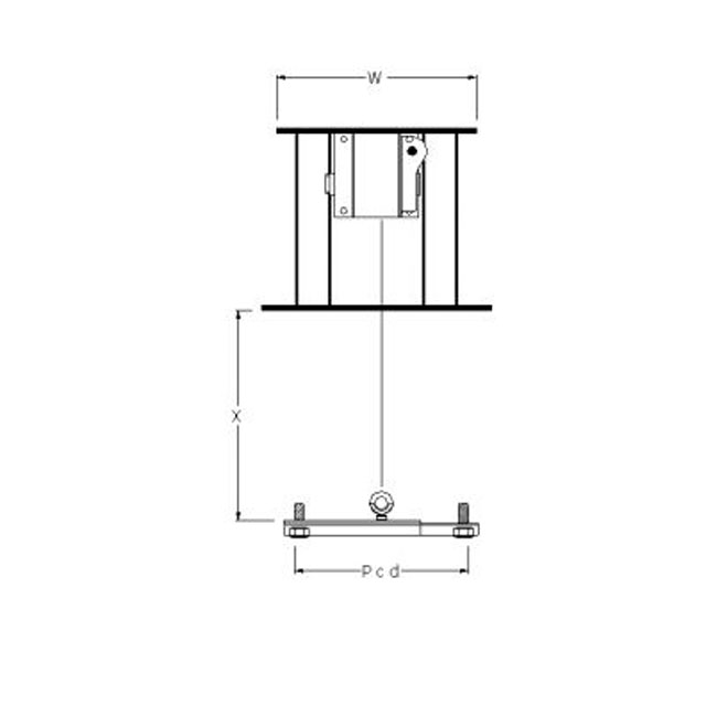 SPARE WHEEL CARRIER SUPER SINGLE WHEELS