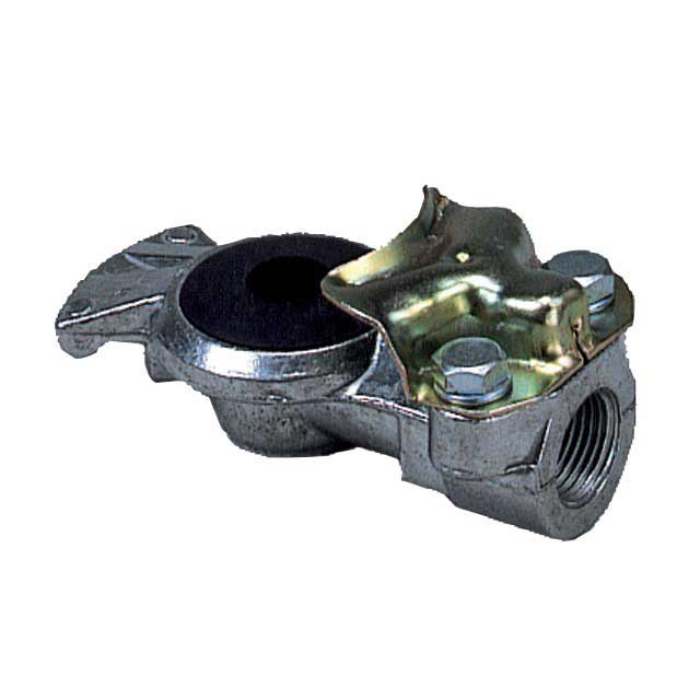Palm Coupling - 1/2" BSP Tapered - Lightweight Alloy, Chamfered Seal