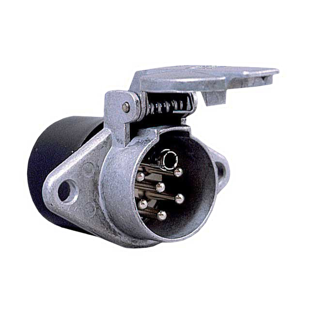 7 Pin Metal Socket S Type 24v with Spade Terminals