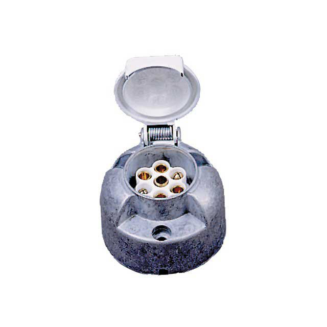 A0302 7-PIN 12V ALUMINIUM SOCKET S-TYPE