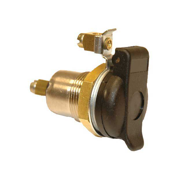 2-PIN 12/24V PLASTIC SOCKET