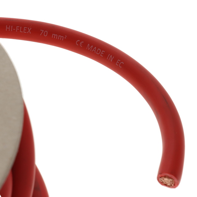 A0357 Extra Flexible Red 10m Battery Cable 70mm