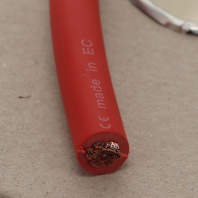 A0358 Extra Flexible Red 10m Battery Cable 50mm