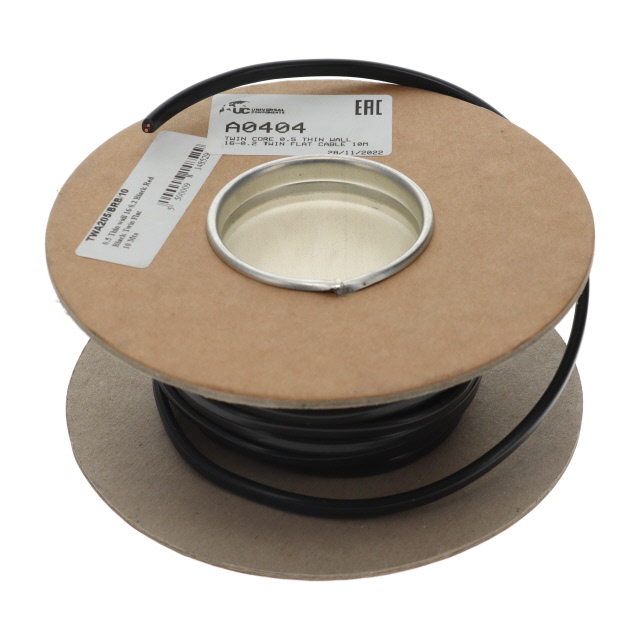 Twin core 0.5 thin wall 16-0.2 twin flat cable 10M