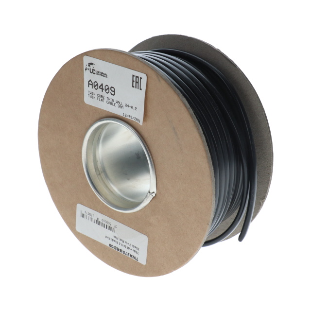 Twin core 0.5 thin wall 24-0.2 twin flat cable 30M