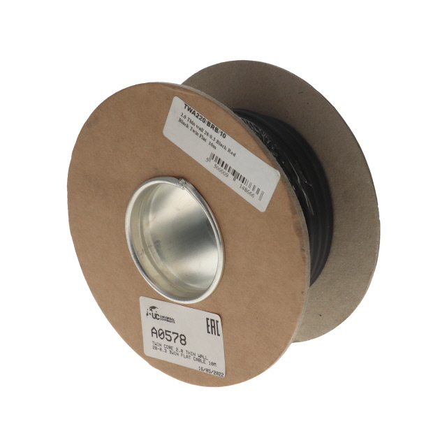 Twin core 2.0 thin wall 28-0.3 twin flat cable 10M