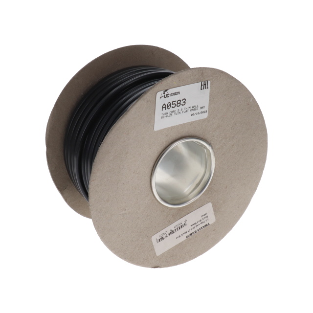 Twin core 2.5 thin wall 50-0.25 twin flat cable 30M