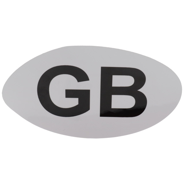 GB REAR STICKER