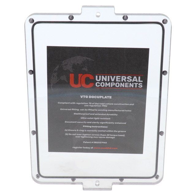 A5 VTG EU DOCUPLATE Document Holder