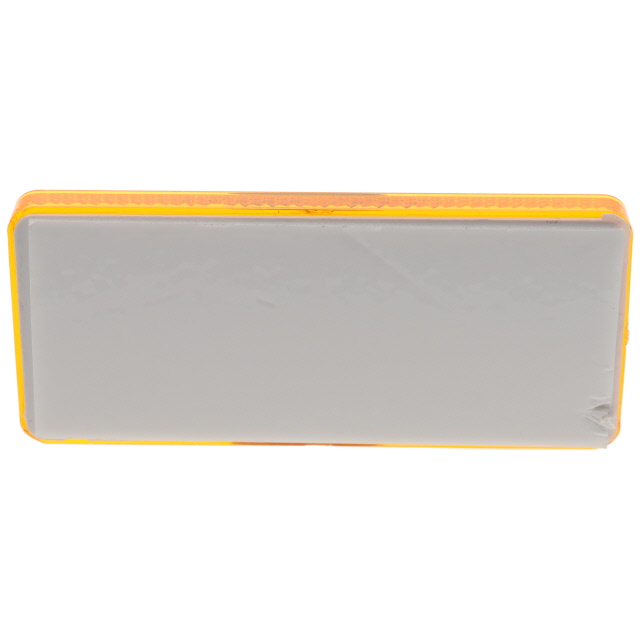 A0791U Oblong Amber Reflector 94x44mm Self Adhesive