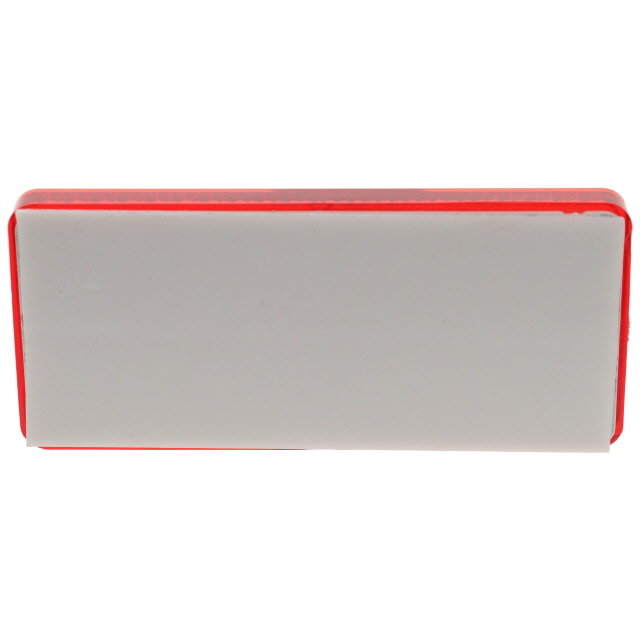A0792U Oblong Red Reflector 94x44mm Self Adhesive