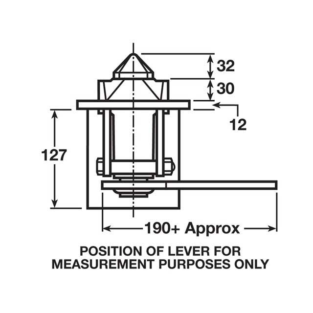 A0799 TWISTLOCK CENTRE TO FIT A0798