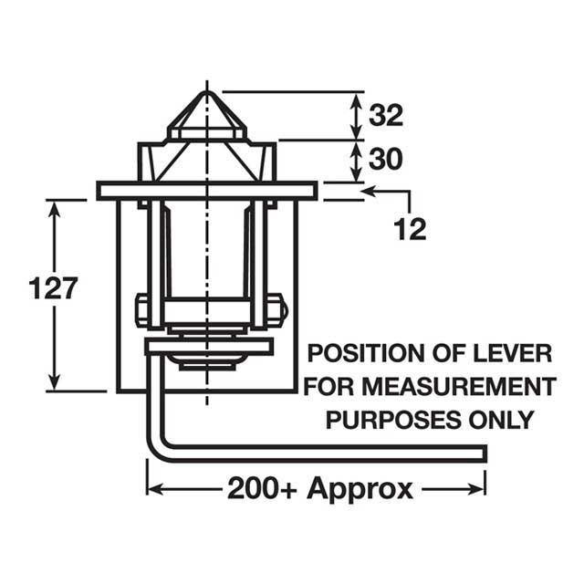 A0802 Twistlock Assembly - Replacement Centre - for A0801