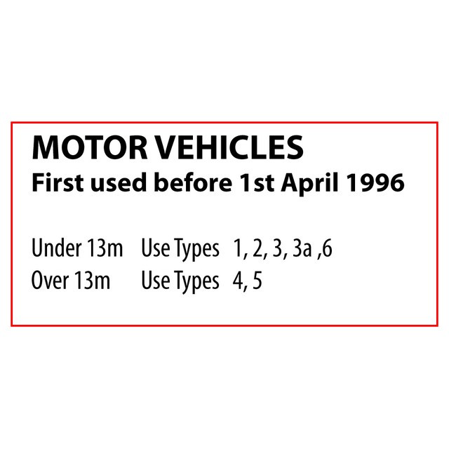 A0905 MARKER BOARD BSAU152 (TYPE 1) SINGLE S/ADV
