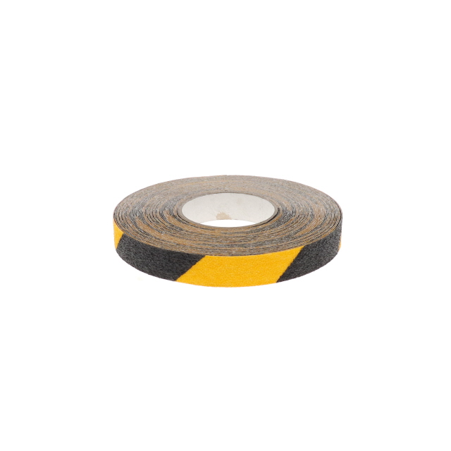 A0951 25mm Yellow and Black Abrasive Tape 18m
