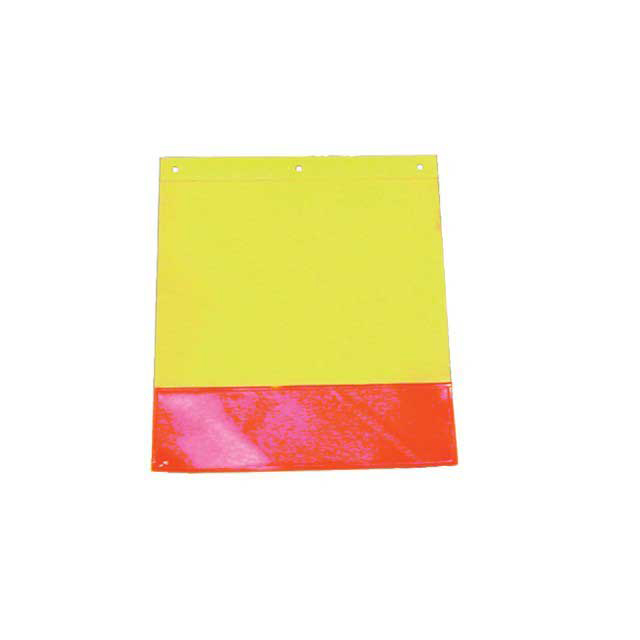 Tail Lift Flag With Reflective Strip Plain (Single Flag)