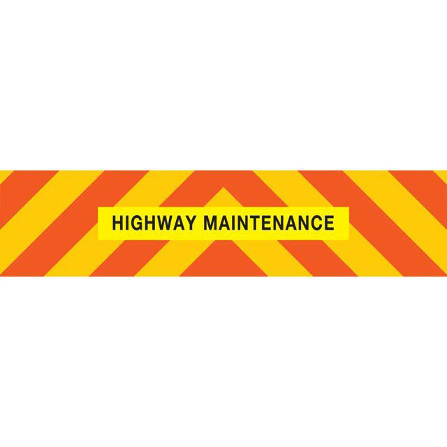 Marker board yellow highway maintenance