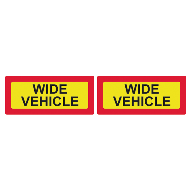 MARKER BOARD BSAU152 (TYPE 5) PAIR YELLOW WIDE VEHICLE