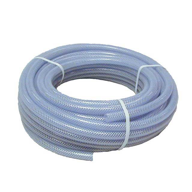 PVC TUBE BRAID CLEAR 1/2 15M