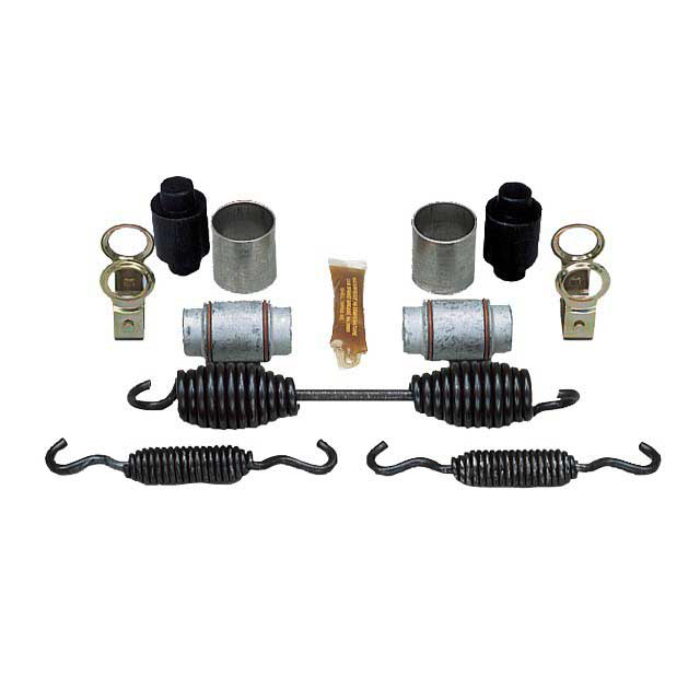 RO Type Brake Shoe Kit - 420/350 Brake Fabricated Anchor Bracket - Suits AXL125 Q/FIT