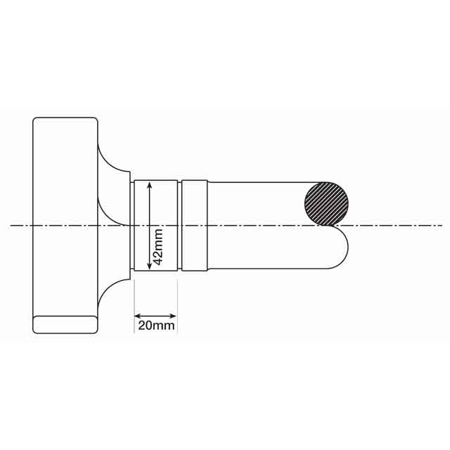 A1879 Camshaft - Meritor LH - 632mm