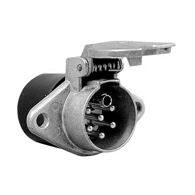 7 Pin Metal Socket S Type 24v with Screw Terminals