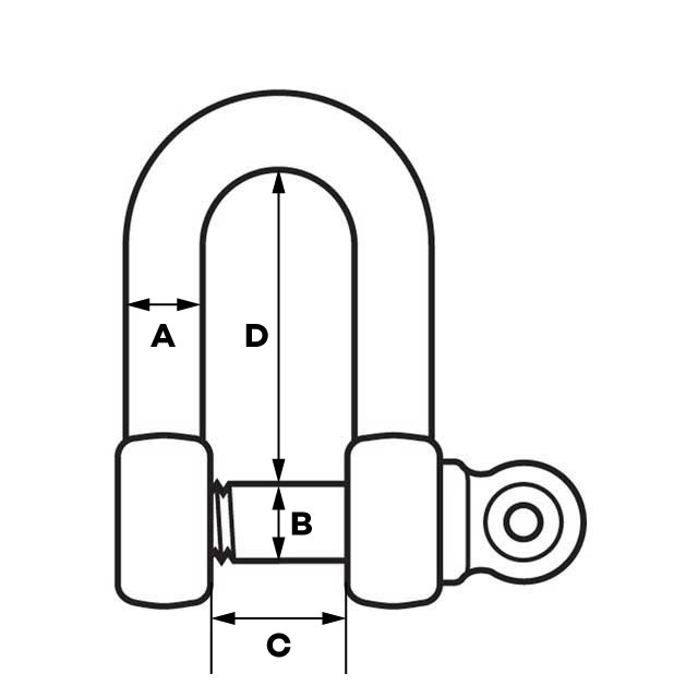 D-SHACKLE 5/16