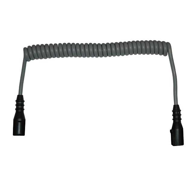 Toughflex Electrical Coil grey 3.0m WL 2 x N Type 24V black moulded plugs