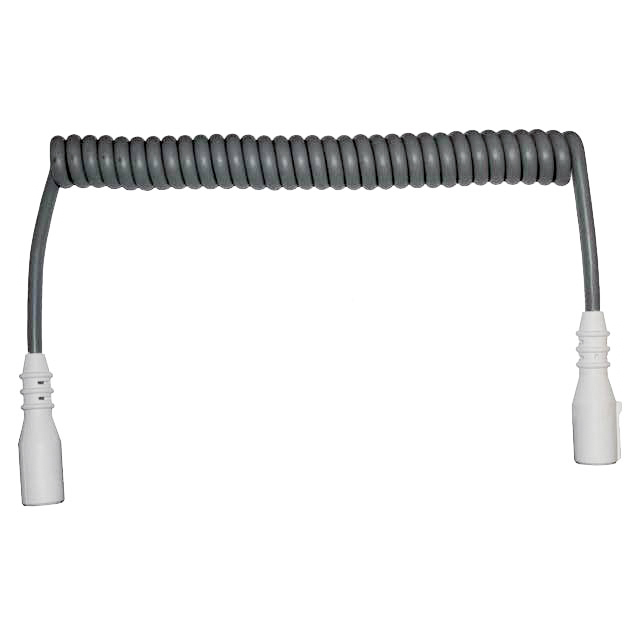 Toughflex Electrical Coil grey 3.0m WL 2 x S Type 24V green moulded plugs