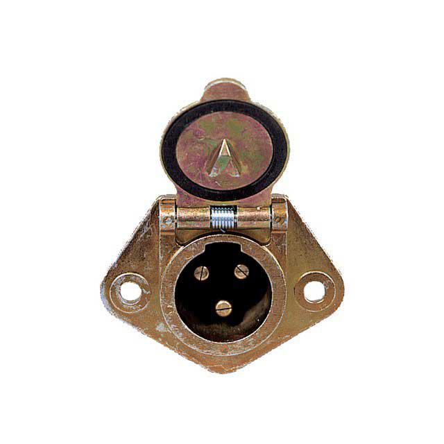 3 Pin Socket - Metal, 24v, 25a Tail Lift Applications
