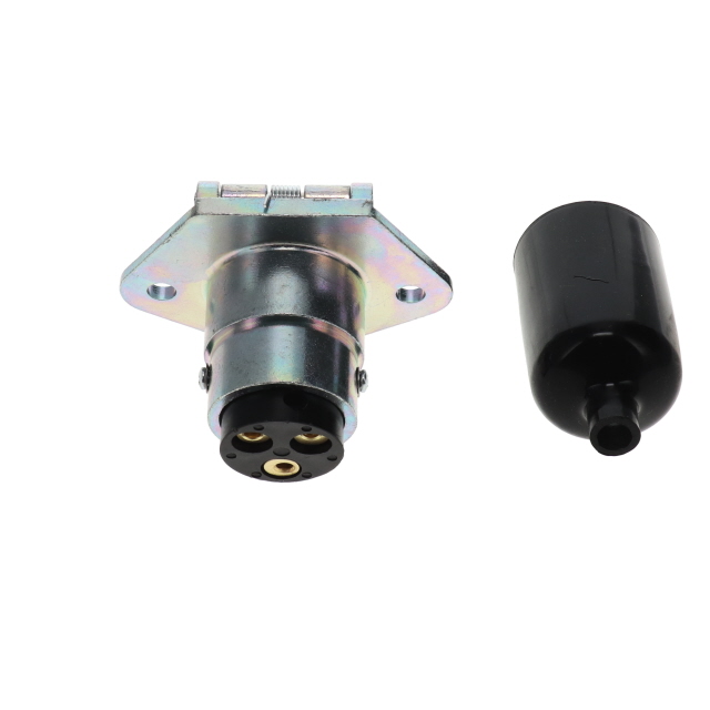 A4396U 3-Pin Metal Socket - 24V, 25amp - Suits Tail Lift Applications