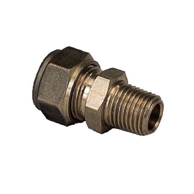 3/8" X 1/2 TUBE STUD COUPLING