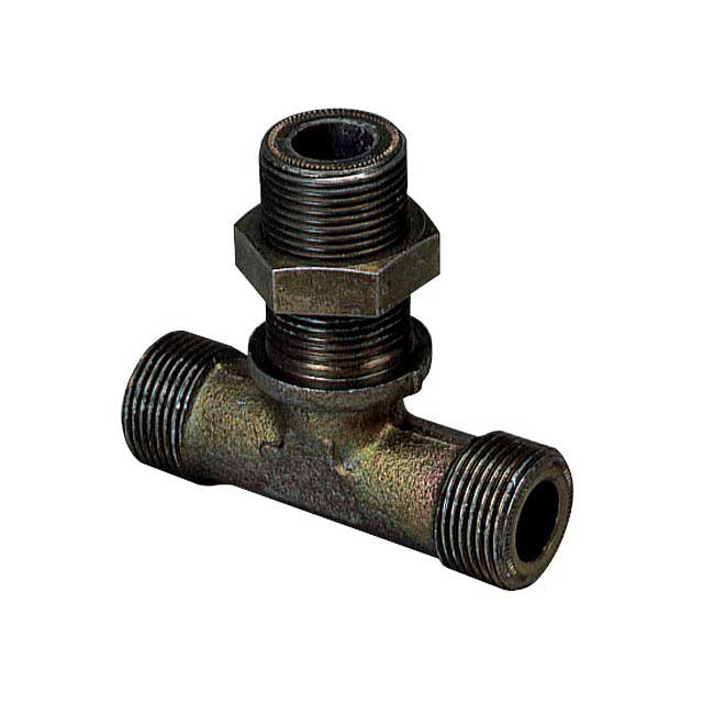 M22 MALE BLKHD EQUAL TEE CPLG