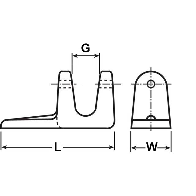 TAILBOARD FORKET 19.1MM
