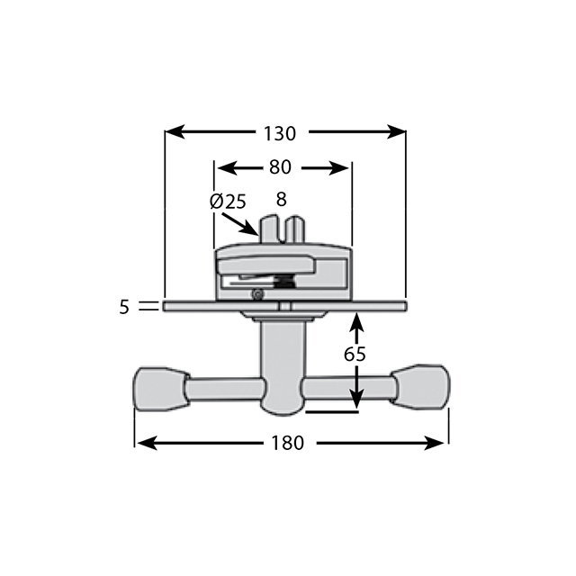 A8976 CURTAIN TENSIONER HEAVY DUTY LH
