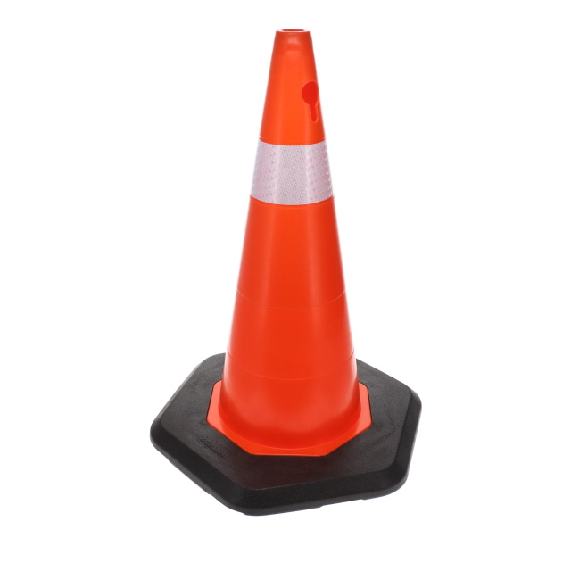 A9003 700MM ECOLIGHT TRAFFIC CONE - SINGLE BAND - HEAVY BASE