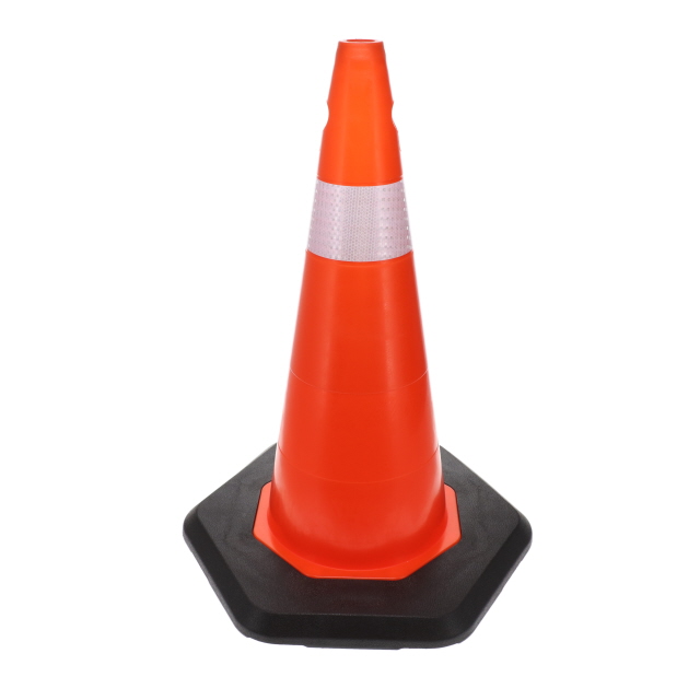 A9003 700MM ECOLIGHT TRAFFIC CONE - SINGLE BAND - HEAVY BASE