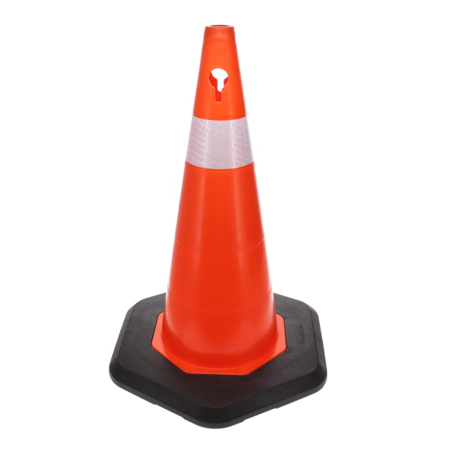 A9003 700MM ECOLIGHT TRAFFIC CONE - SINGLE BAND - HEAVY BASE
