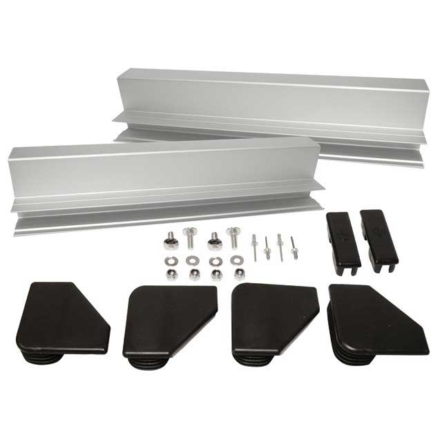 Side Guard Double Pedestrian Rail End Kit