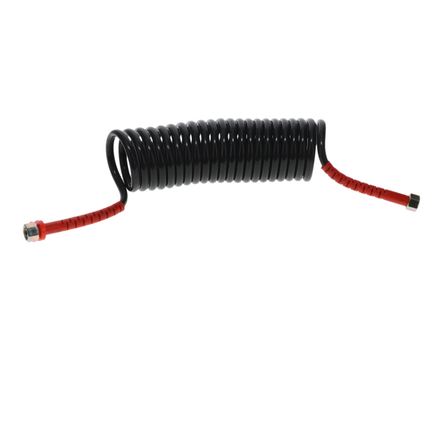 TUV Air Coil - 4m - Black with Red Tails - 2xM18F