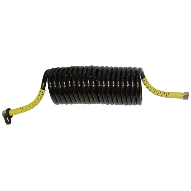 AIR COIL 4M WL BLACK WITH YELLOW TAIL 2XM18F FITTINGS