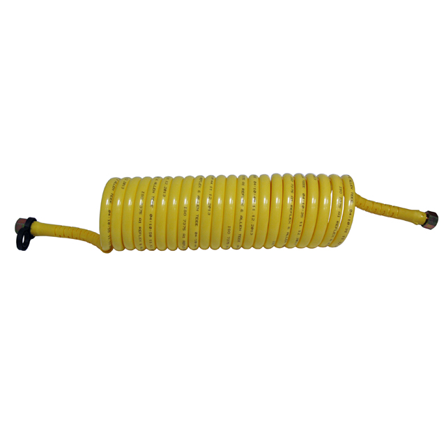 AIR COIL 4.5M WL YELLOW WITH YELLOW TAIL 2XM18F FITTINGS