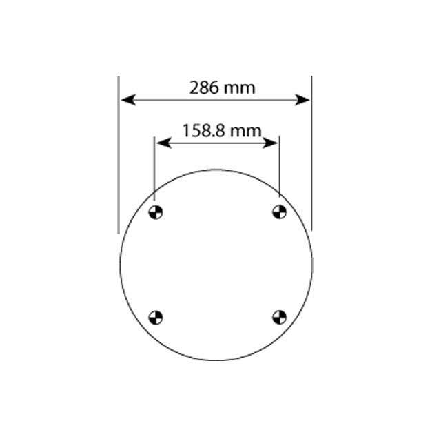 AS0001 DOUBLE CONVOLUTED (ASK064) M22 AIRSPRING ASSY M8