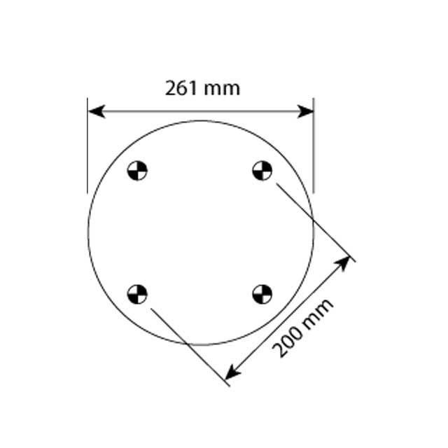 AS0060 AIRSPRING ASSY (ASK002) - STEEL PISTON SAF