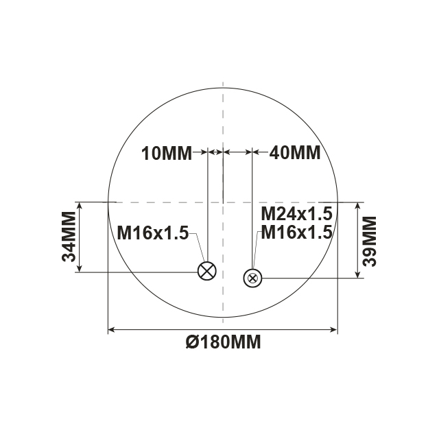 AS0073 AIRSPRING ASSY (ASK058)HAS SENSOR VOSS 232 MERCEDES
